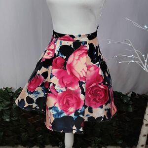 ‎B. Darlin Floral Pleated Tulle Skirt [SIZE 7/8]
